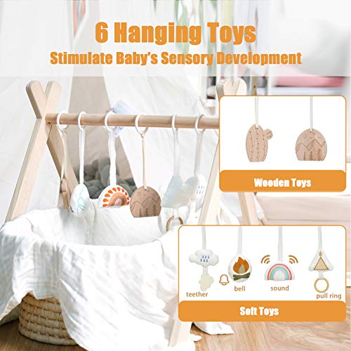 Mallify Wooden Baby Play Gym