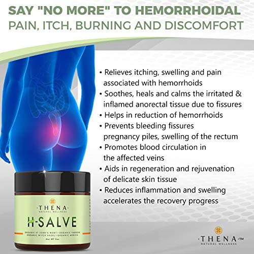 Intense Natural Hemorrhoid Treatment Cream with Organic Lavender Arnica Witch Hazel for Fast Healing Maximum Strength