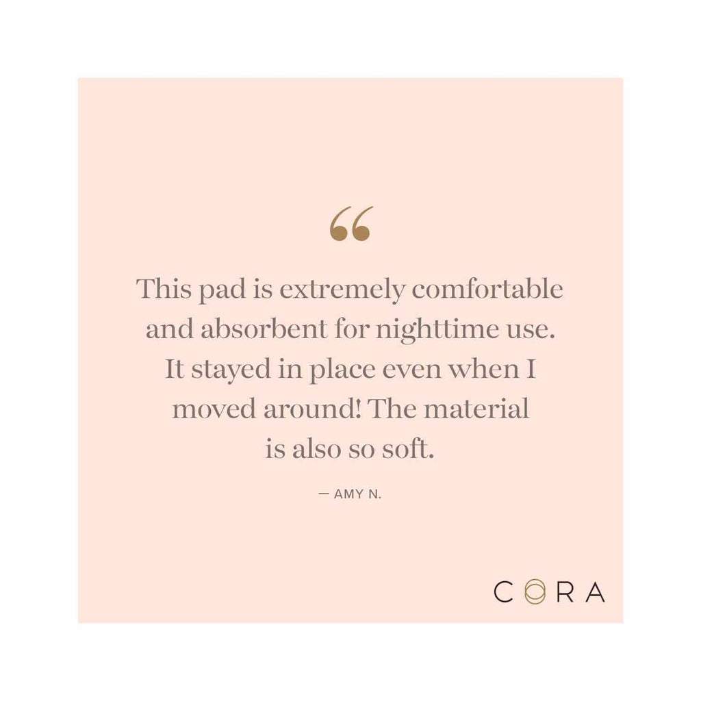 New Cora Ultra Thin Organic Cotton Period Pads