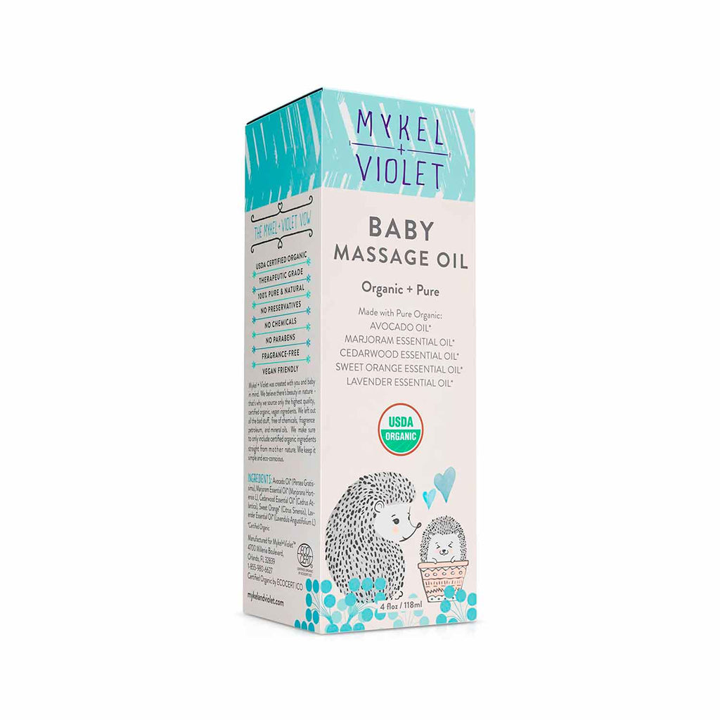 Mykel + Violet Organic Baby Massage Oil