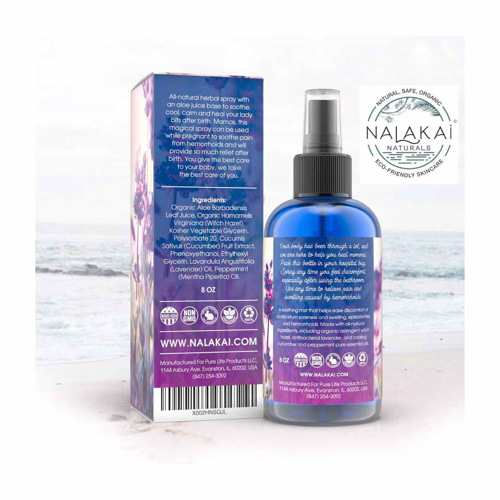 Nalakai Organic Postpartum Spray for Pain Relief