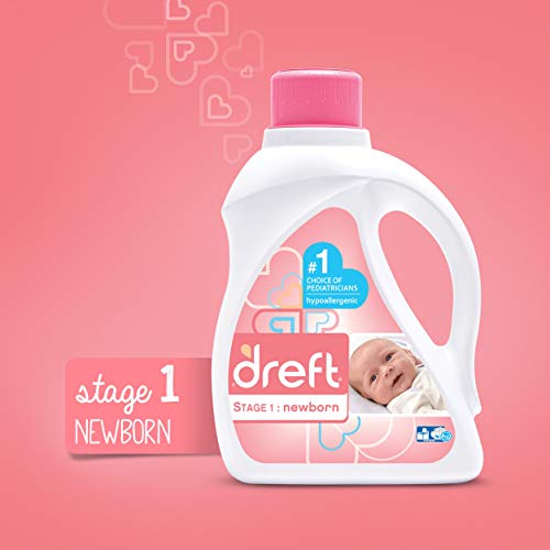 Dreft Stage 1 - Newborn Hypoallergenic Liquid Baby Laundry Detergent