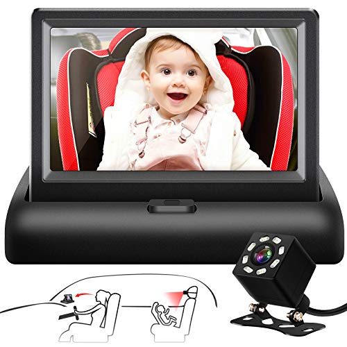 Shynerk Baby Car HD Night Vision Function Mirror Display