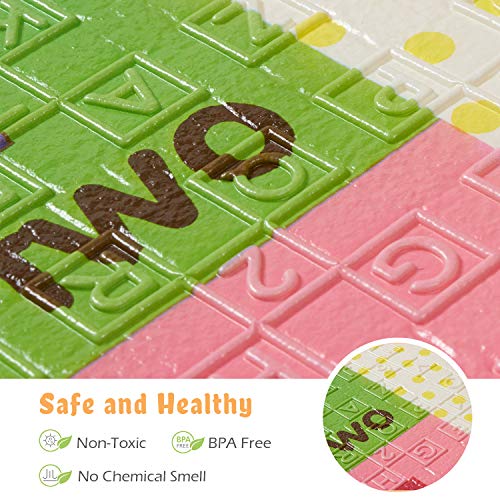 Bammax Play Mat - Waterproof and Non Toxic for Babies, Infants, and Toddlers