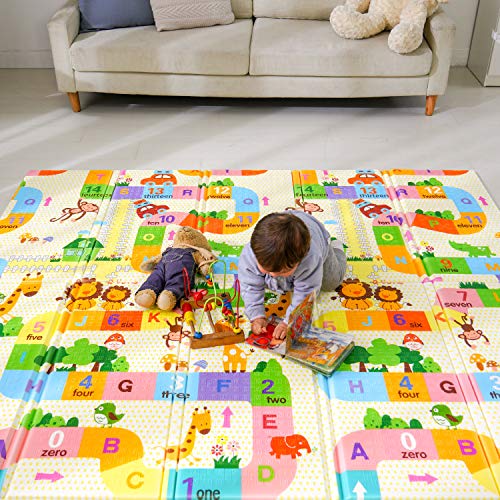 Bammax Play Mat - Waterproof and Non Toxic for Babies, Infants, and Toddlers