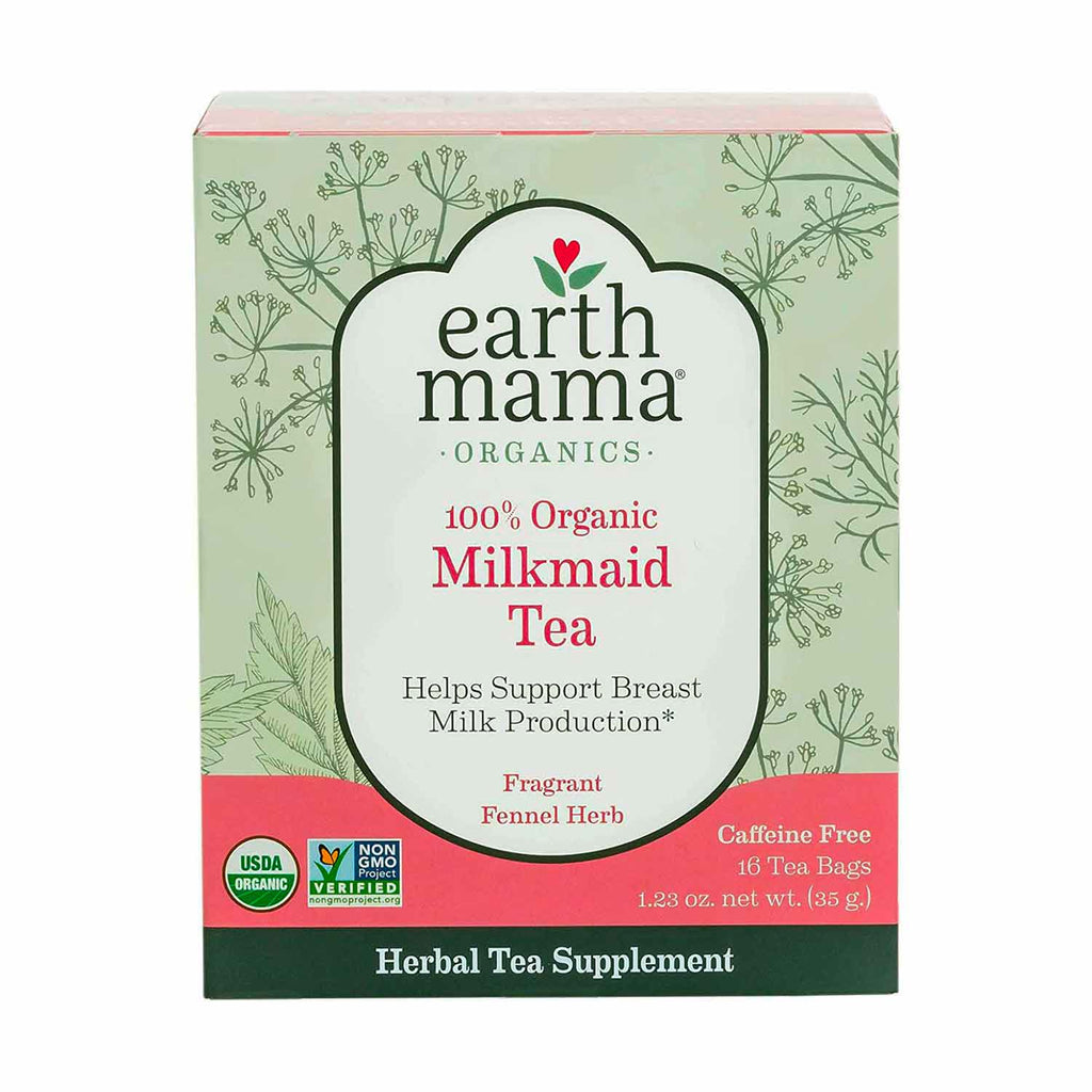 Earth Mama Organic Milkmaid Tea  - Supports Healthy Breastmilk Production and Lactation