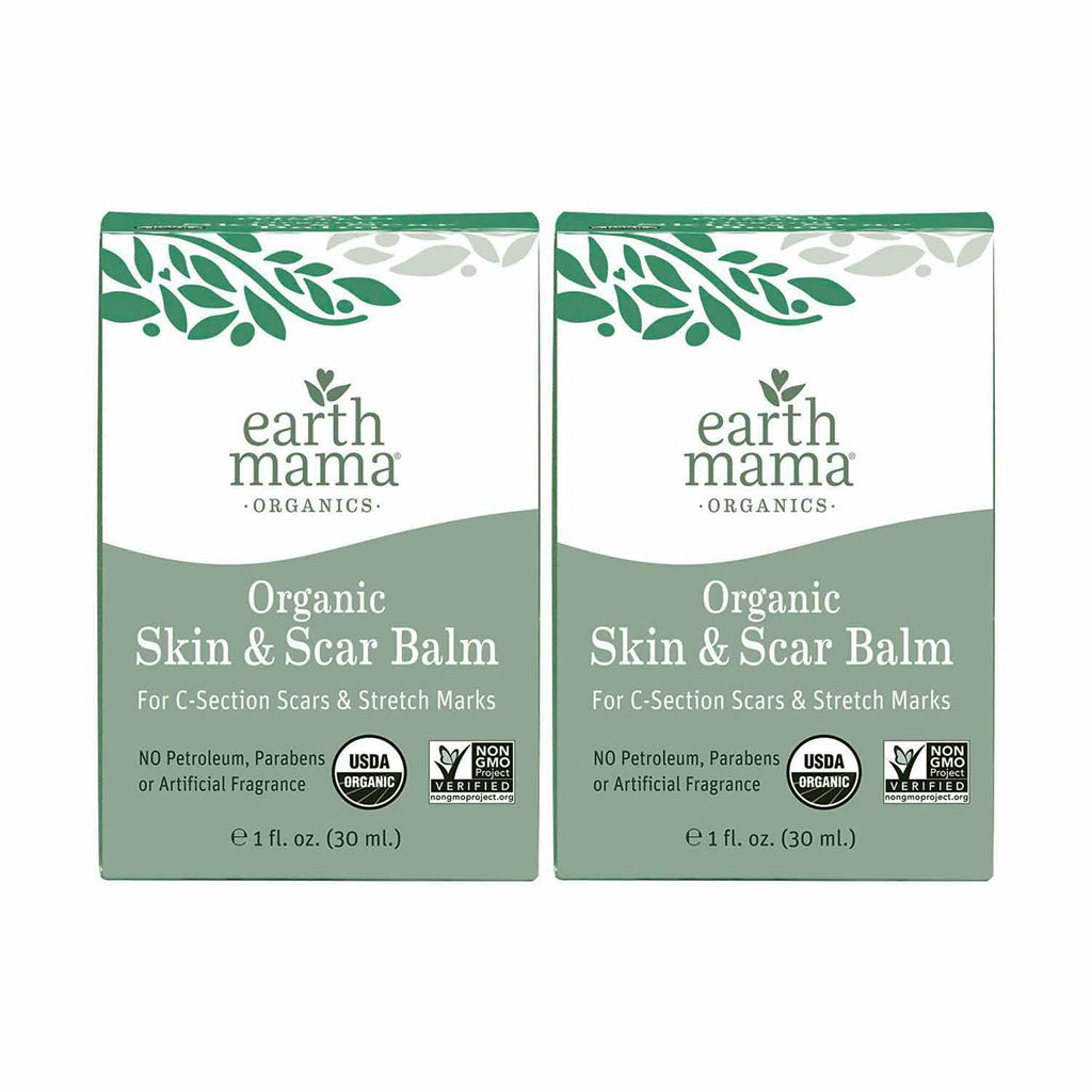 Earth Mama Scar Balm - Reduces the Appearance of C-Section Scars and Pregnancy Stretch Marks
