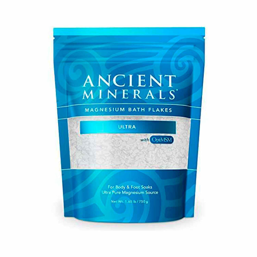 Ancient Minerals Magnesium Bath Flakes Ultra with OptiMSM